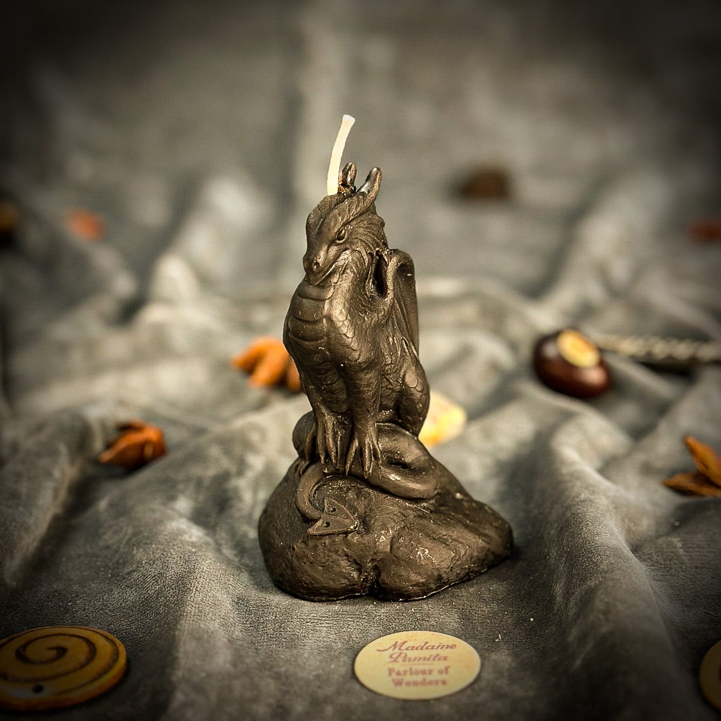 Beeswax Dragon of Protection Spell Candle