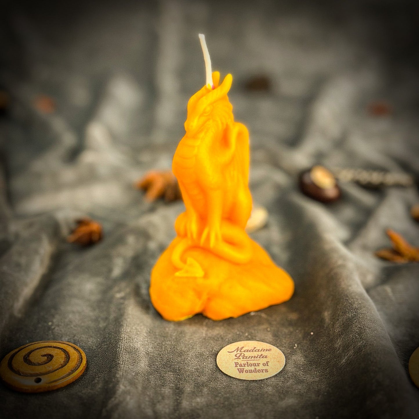 Beeswax Dragon of Protection Spell Candle