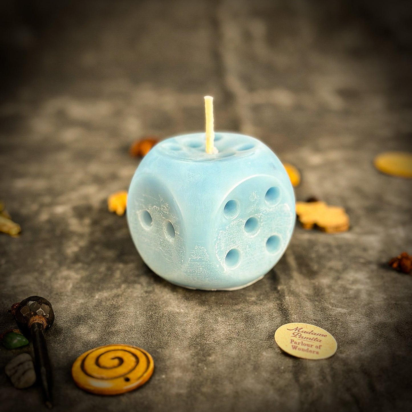 Lucky Dice Candle Spell Kit - Gambling Luck & Good Fortune