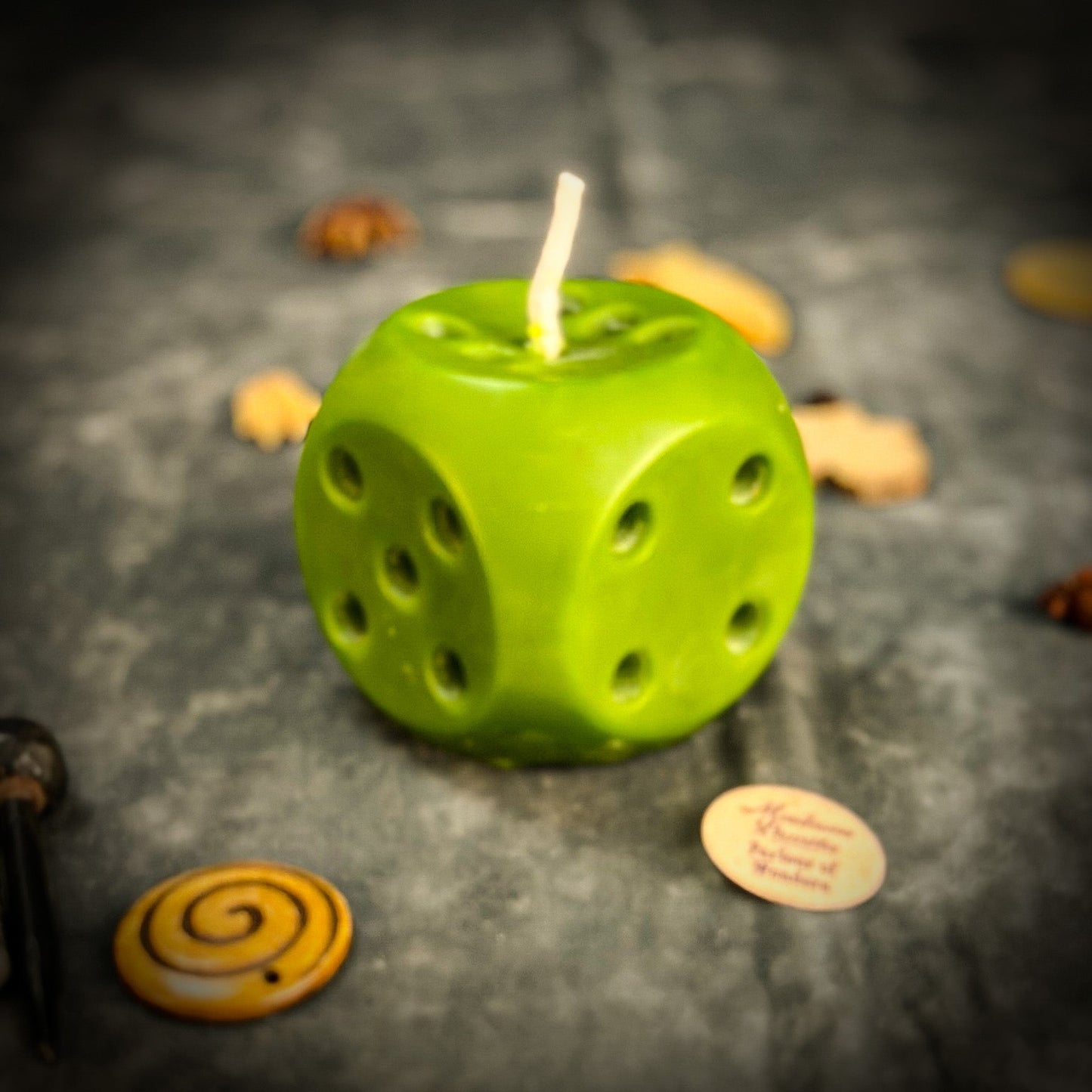 Lucky Dice Candle Spell Kit - Gambling Luck & Good Fortune