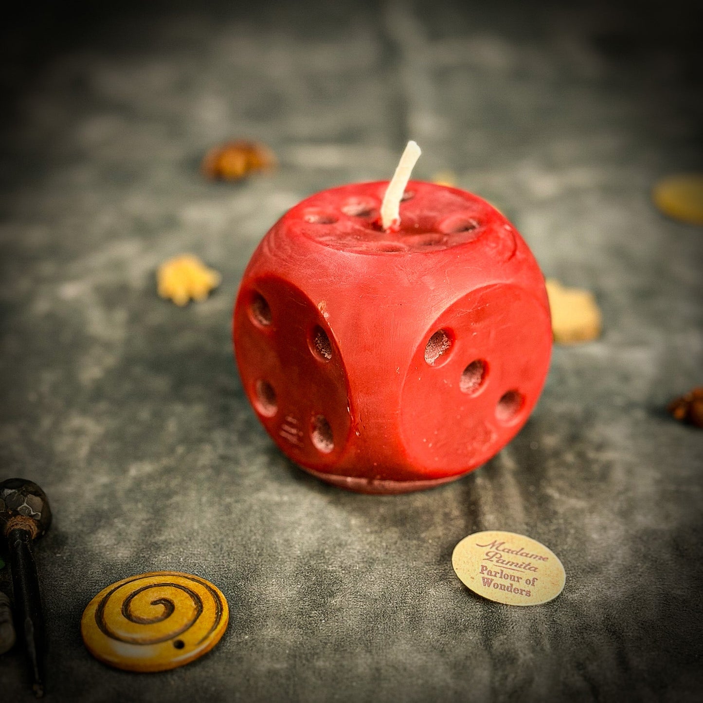 Lucky Dice Candle Spell Kit - Gambling Luck & Good Fortune
