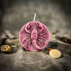 Beeswax Scorpio Scorpion Zodiac Spell Candle - Purple (Power)
