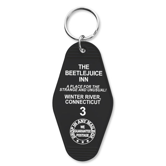 Beetlejuice Inspired Room Keychain