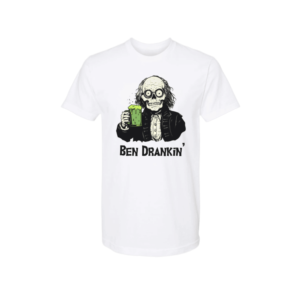 Ben Drankin' Unisex Shirt - S / White