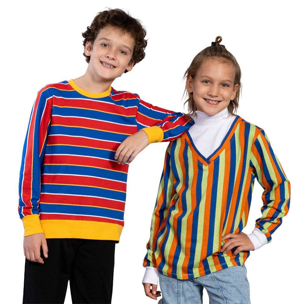 Bert and Ernie Kids Long Sleeve T-Shirts Perfect for Halloween Costume Cosplay - 12M / Bert