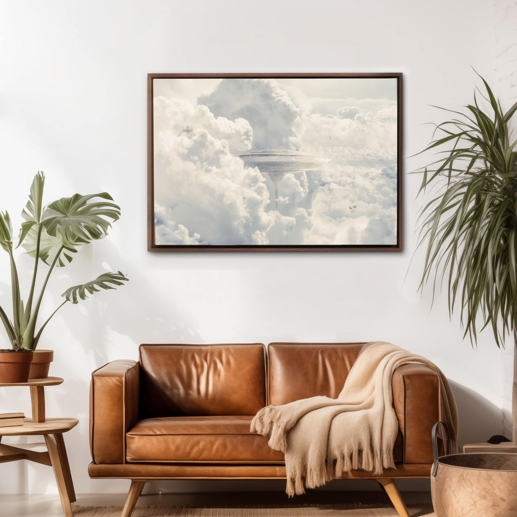 Bespin Cloud City Star Wars Framed Canvas Art