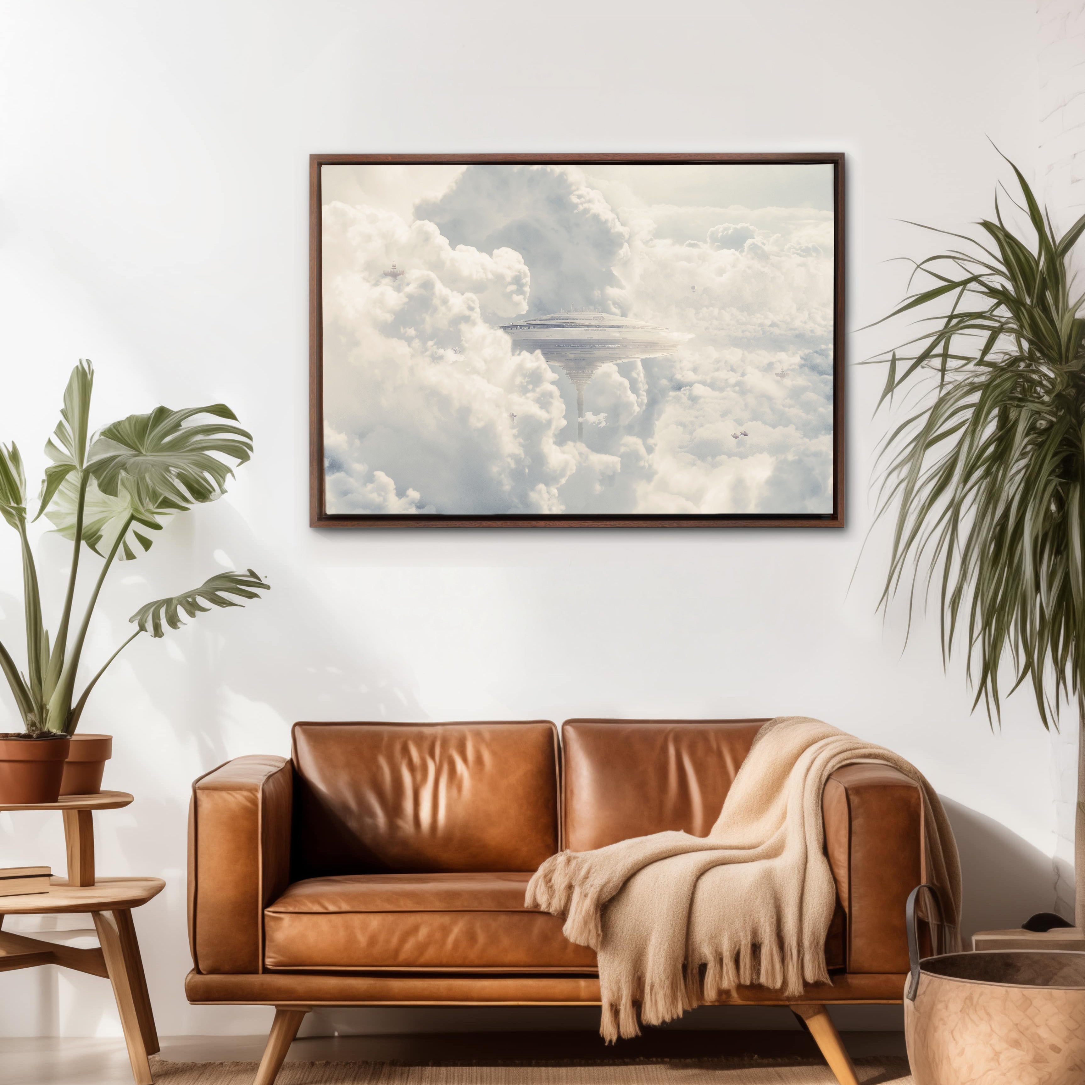 Bespin Cloud City Star Wars Framed Canvas Art