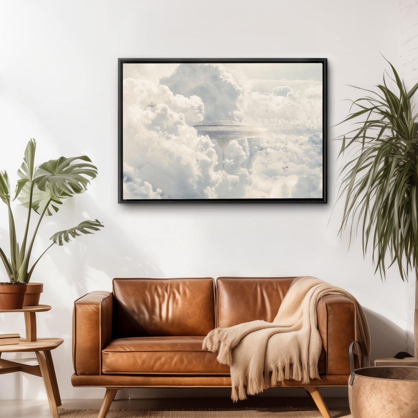 Bespin Cloud City Star Wars Framed Canvas Art