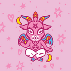 Cute Baphomet Ankle Socks - 