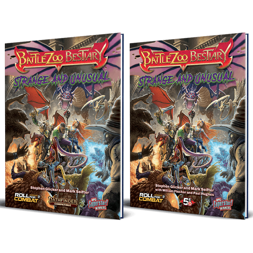 Battlezoo Bestiary: Strange & Unusual Hardcover & PDF - D&D 5E and Pathfinder 2e / Hardcover & PDF