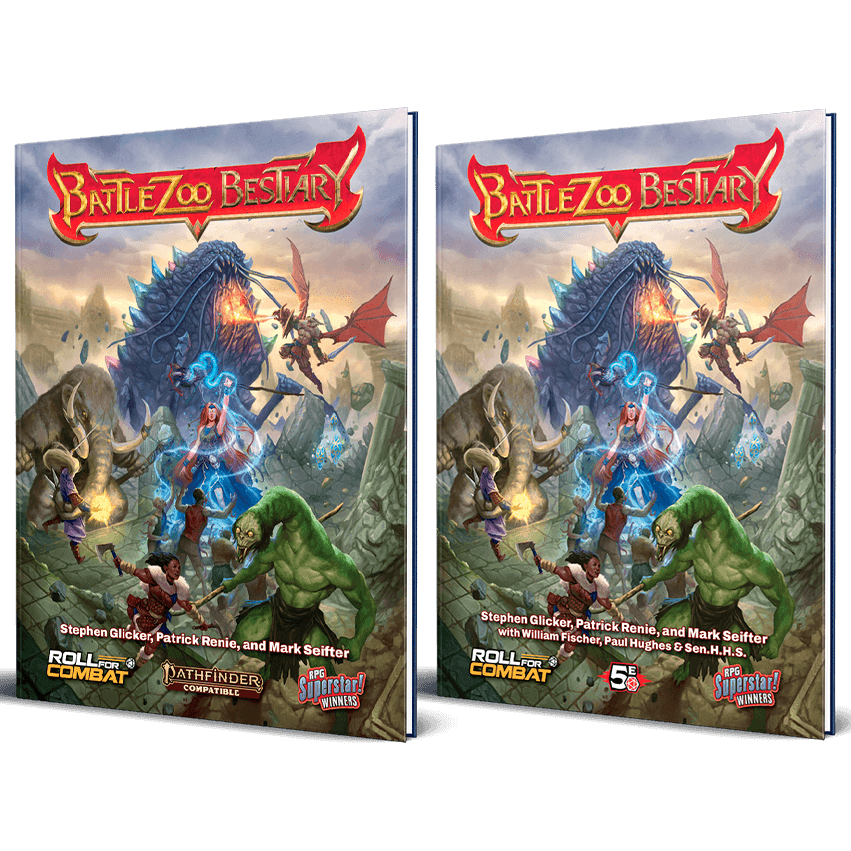 Battlezoo Bestiary Hardcover Standard Edition & PDF - D&D 5E and Pathfinder 2e / Hardcover & PDF