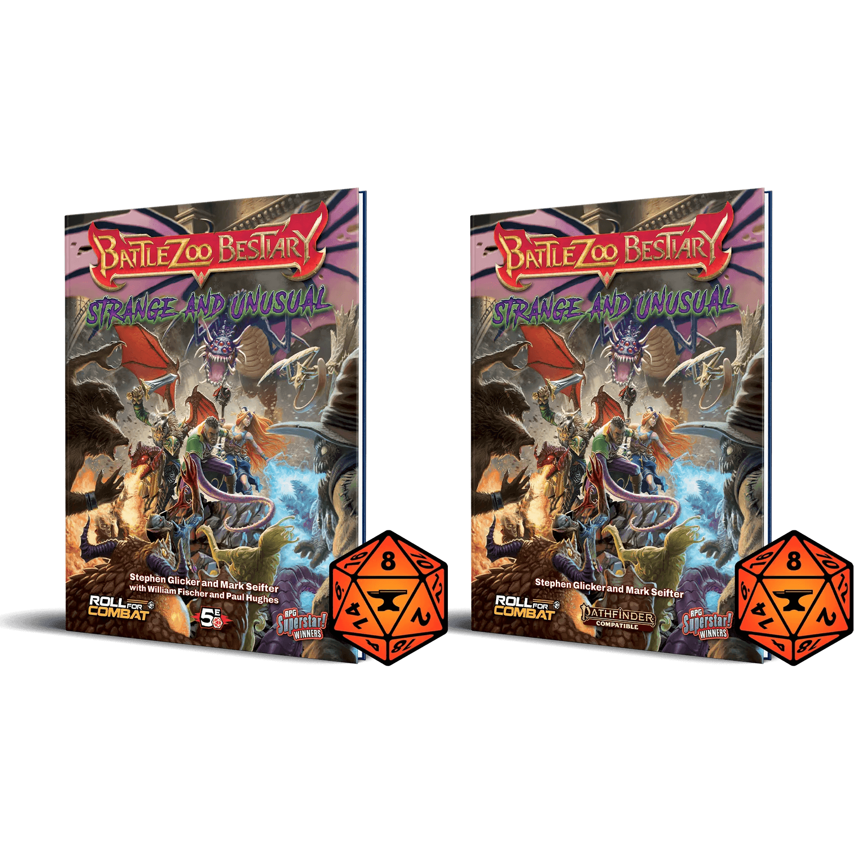 Battlezoo Bestiary: Strange & Unusual Hardcover & PDF - D&D 5E and Pathfinder 2e / Hardcover & PDF & Foundry VTT Module