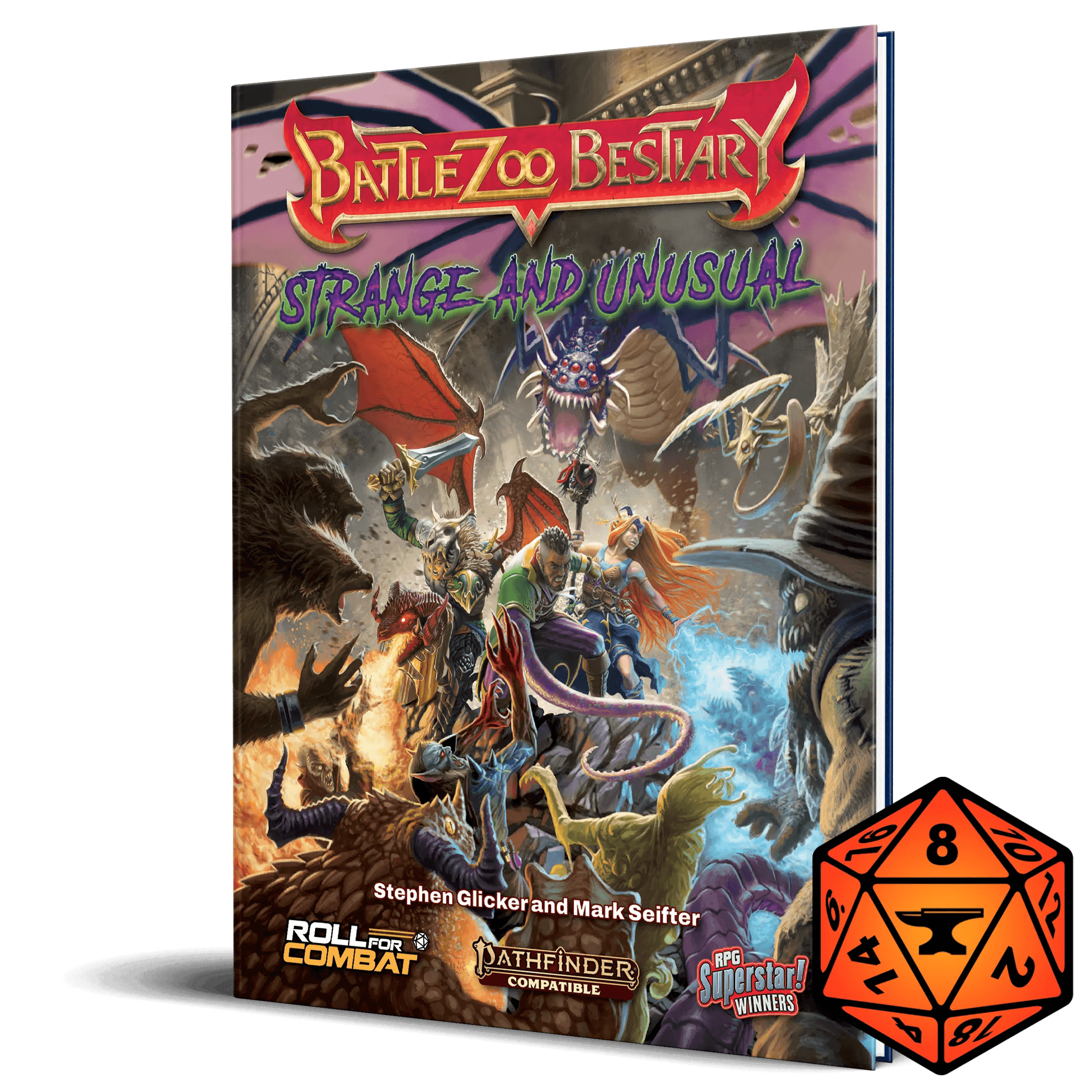 Battlezoo Bestiary: Strange & Unusual Hardcover & PDF - Pathfinder 2nd Edition / Hardcover & PDF & Foundry VTT Module
