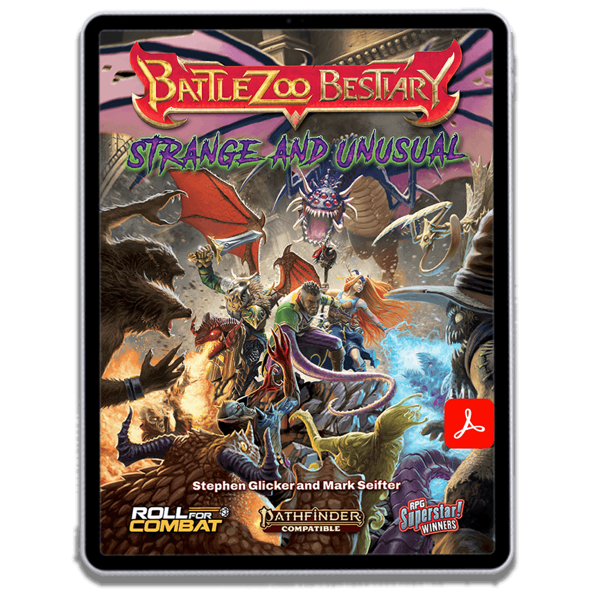 Battlezoo Bestiary: Strange & Unusual Hardcover & PDF - Pathfinder 2nd Edition / Hardcover & PDF