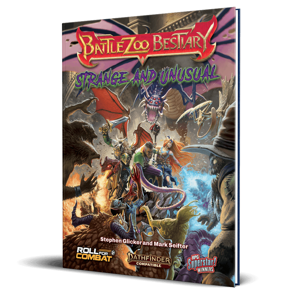 Battlezoo Bestiary: Strange & Unusual Hardcover & PDF - Pathfinder 2nd Edition / Hardcover & PDF