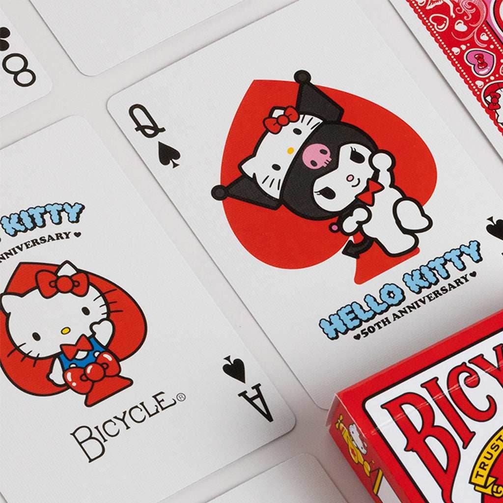 Bicycle Hello Kitty 50th Anniversary Playing Cards - 