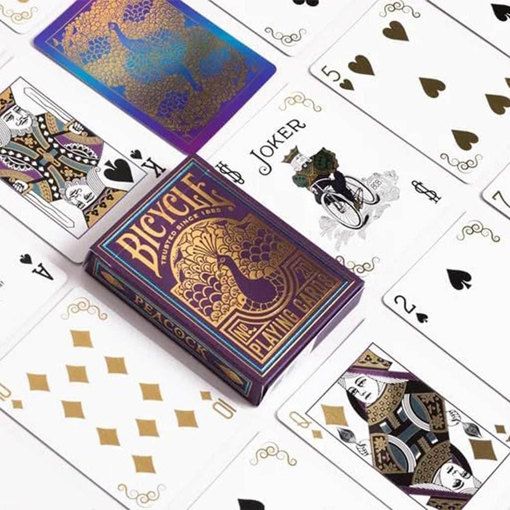 Bicycle Purple Peacock Playing Cards - 