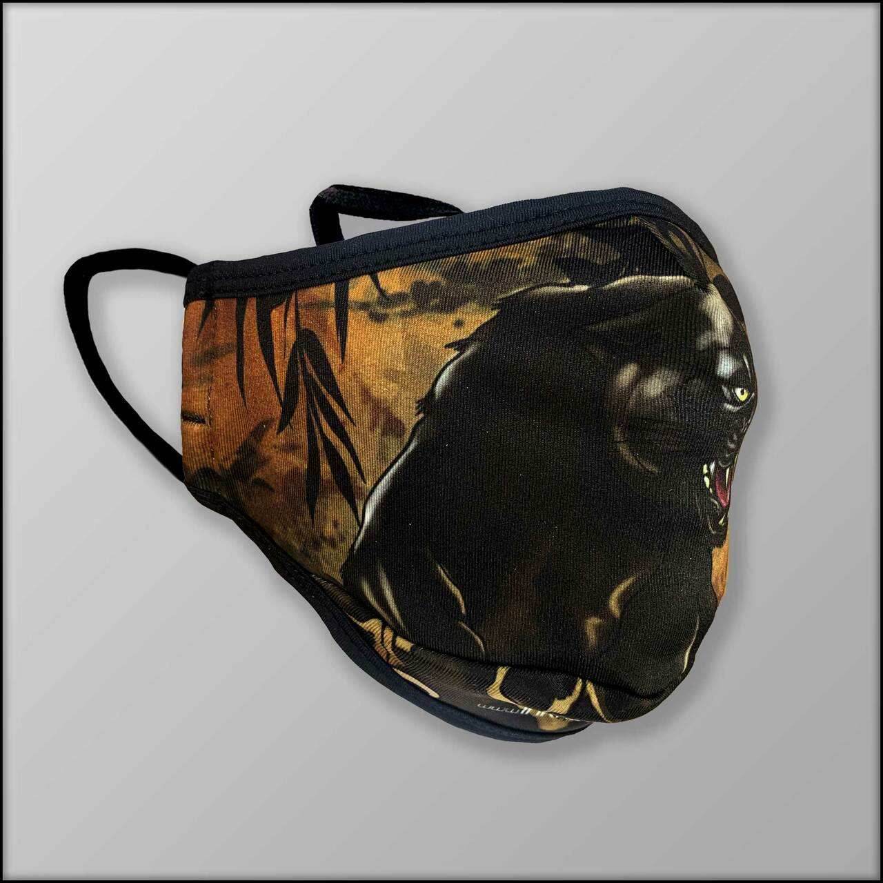 INKnBURN Black Panther 3-Layer Face Mask - 