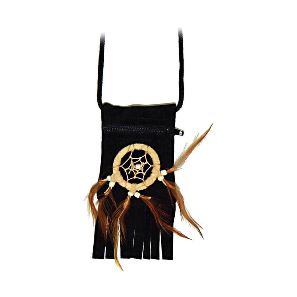Black Pouch Dreamcatcher - 