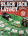 Black Jack Tabletop Layout (Deluxe Felt) - 