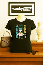 Chicken Jockey Funny Lover Video Gamer Friends Graphic Tee Shirt