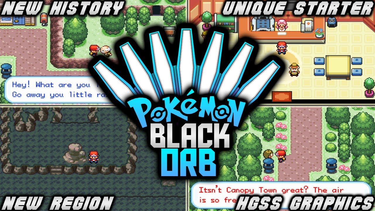 Pokemon Black Orb GBA ROM Hack Video Game Custom Gameboy Advance