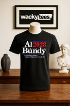 Al Bundy 2028 Campaign Parody Married with Children 80s 90s Graphic Tee Shirt
