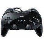 Wiimotes or Wii Nunchuks for Nintendo Wii Official-Controller - Pro Classic Controller Black