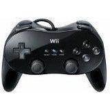 Wiimotes or Wii Nunchuks for Nintendo Wii Official-Controller - Pro Classic Controller Black