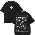 Black Templars "No Pity, No Remorse, No Fear" T-Shirt – Warhammer 40K Sci-Fi Fan Unisex Cotton Tee
