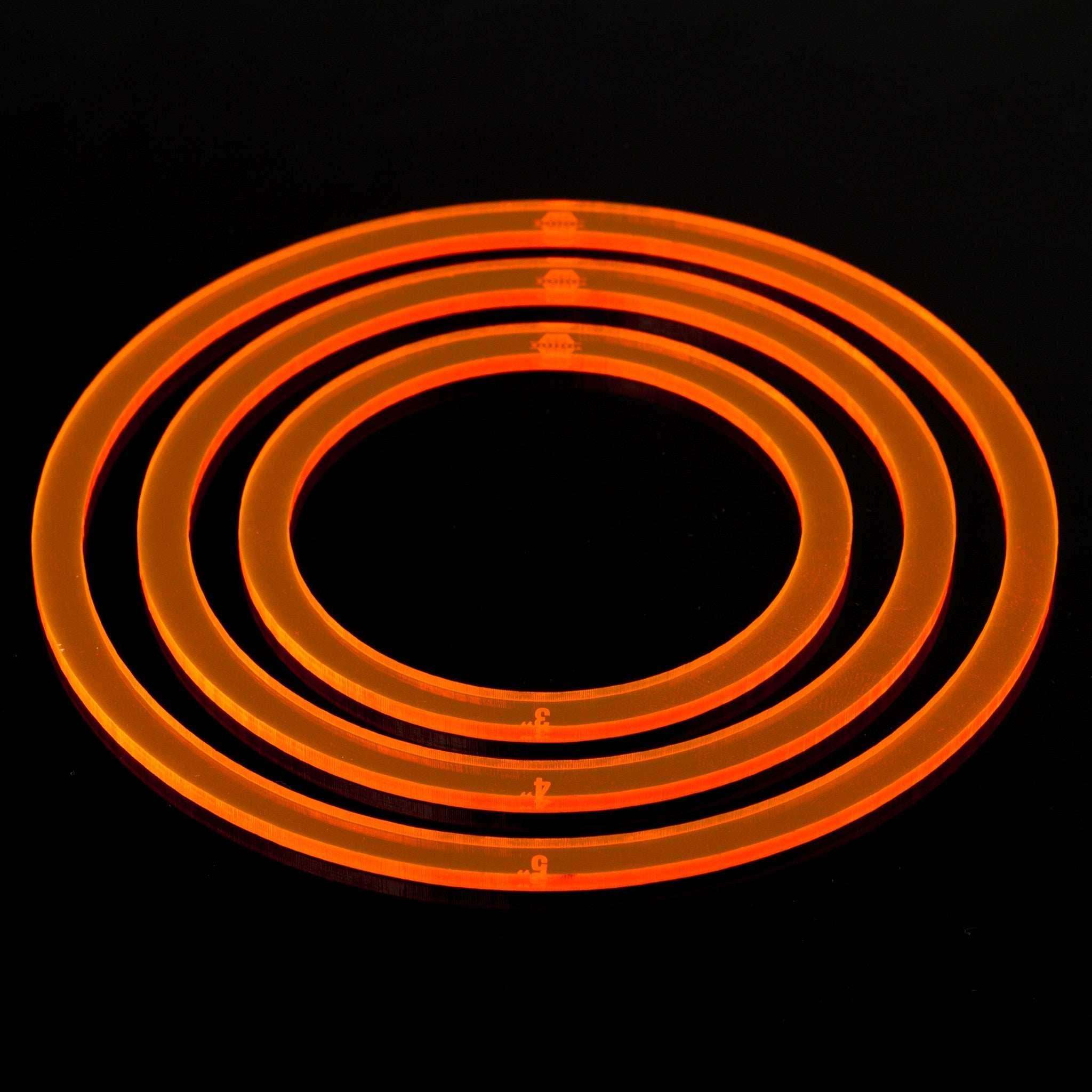 Blast Rings - Fluorescent Orange / 3 inch