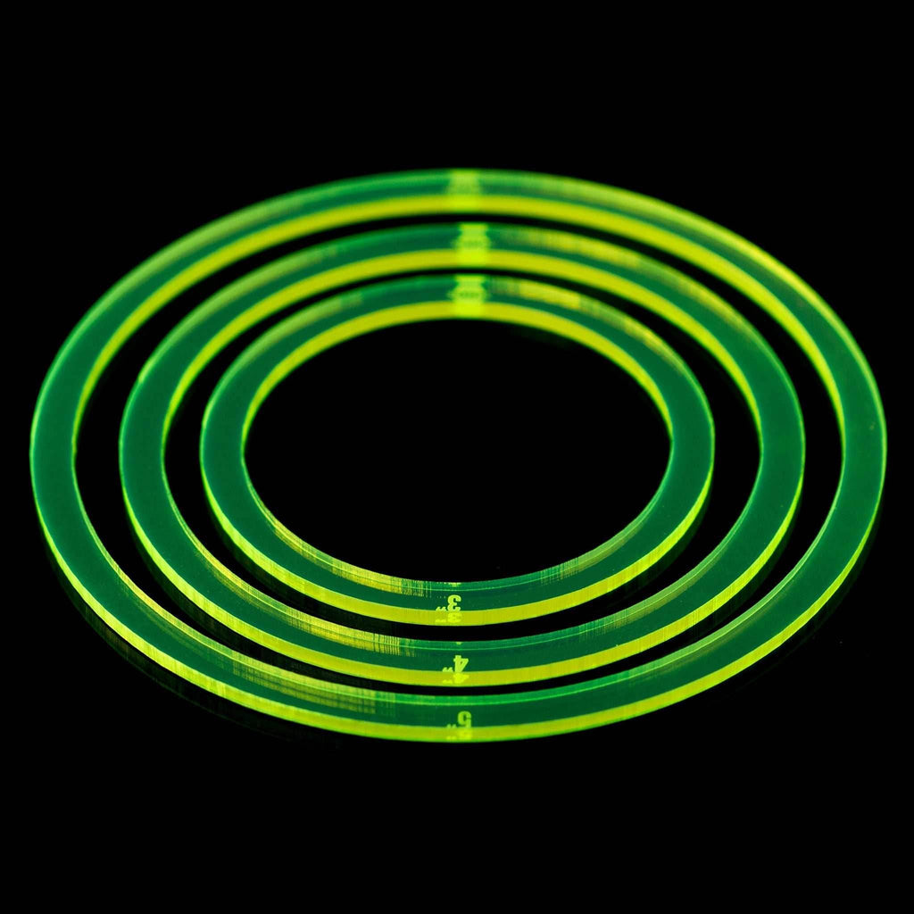 Blast Rings - Fluorescent Green / 3 inch