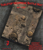 Blasted Battlefield - Neoprene Battle Mat - Warhammer, AoS, 40K, Kill Team, MCP, Shatterpoint, Legion, More - 44x60