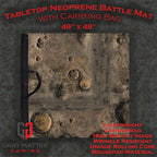 Blasted Battlefield - Neoprene Battle Mat - Warhammer, AoS, 40K, Kill Team, MCP, Shatterpoint, Legion, More