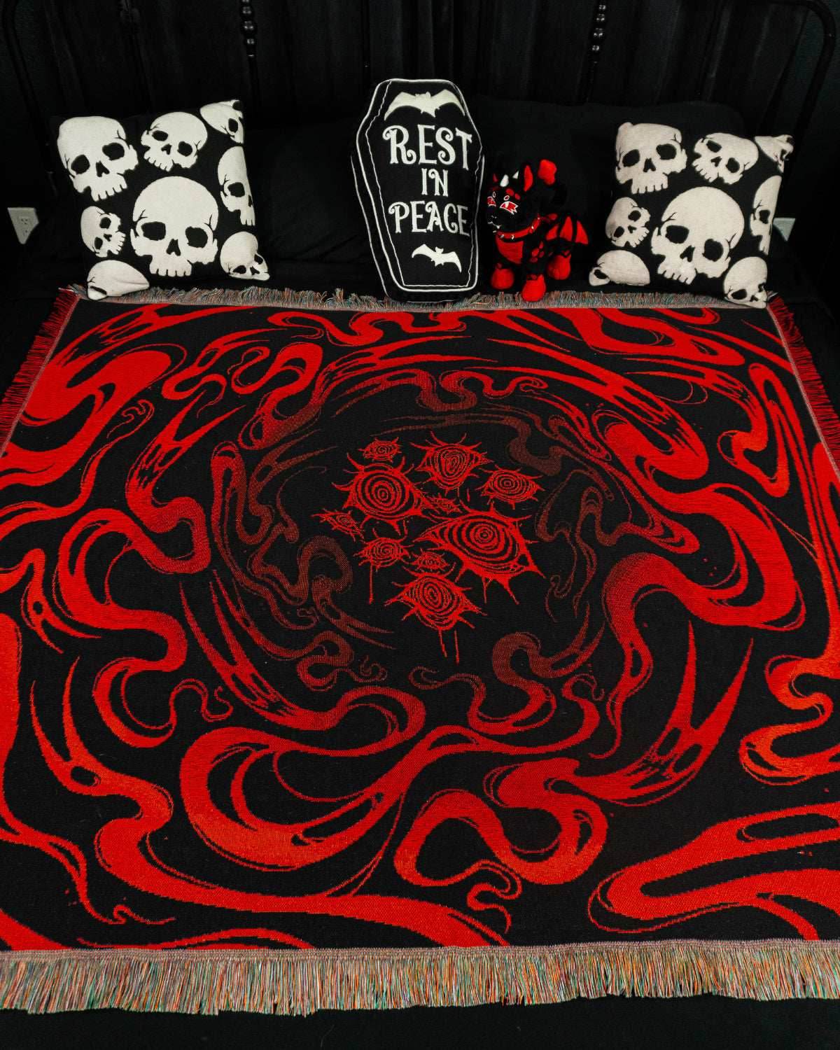 Blood Underworld Woven Blanket - 