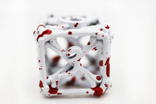 Blood Bones - Hollow Metal RPG Dice Set - 