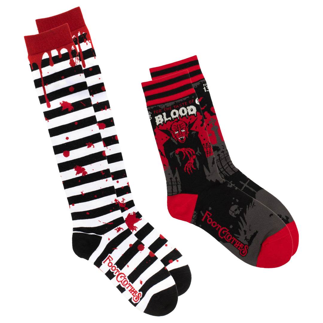 Blood Goth Sock Pack | 2 Designs - 