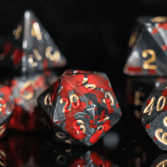 Blood and Iron Acrylic Dice Set - 