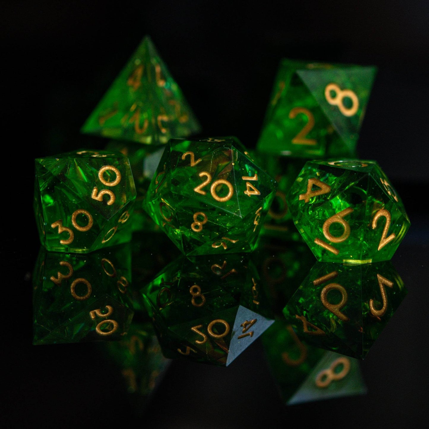 Blood of the Lich Sharp-Edged Resin Dice Set 'PRE-ORDER | SPRING EVENT DEAL' - 