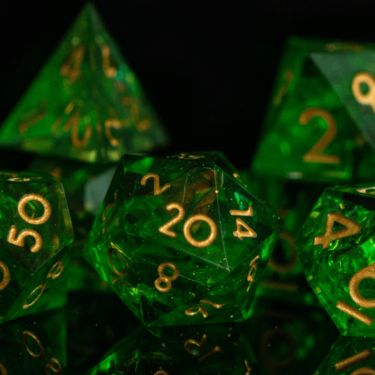 Blood of the Lich Sharp-Edged Resin Dice Set 'PRE-ORDER | SPRING EVENT DEAL' - 