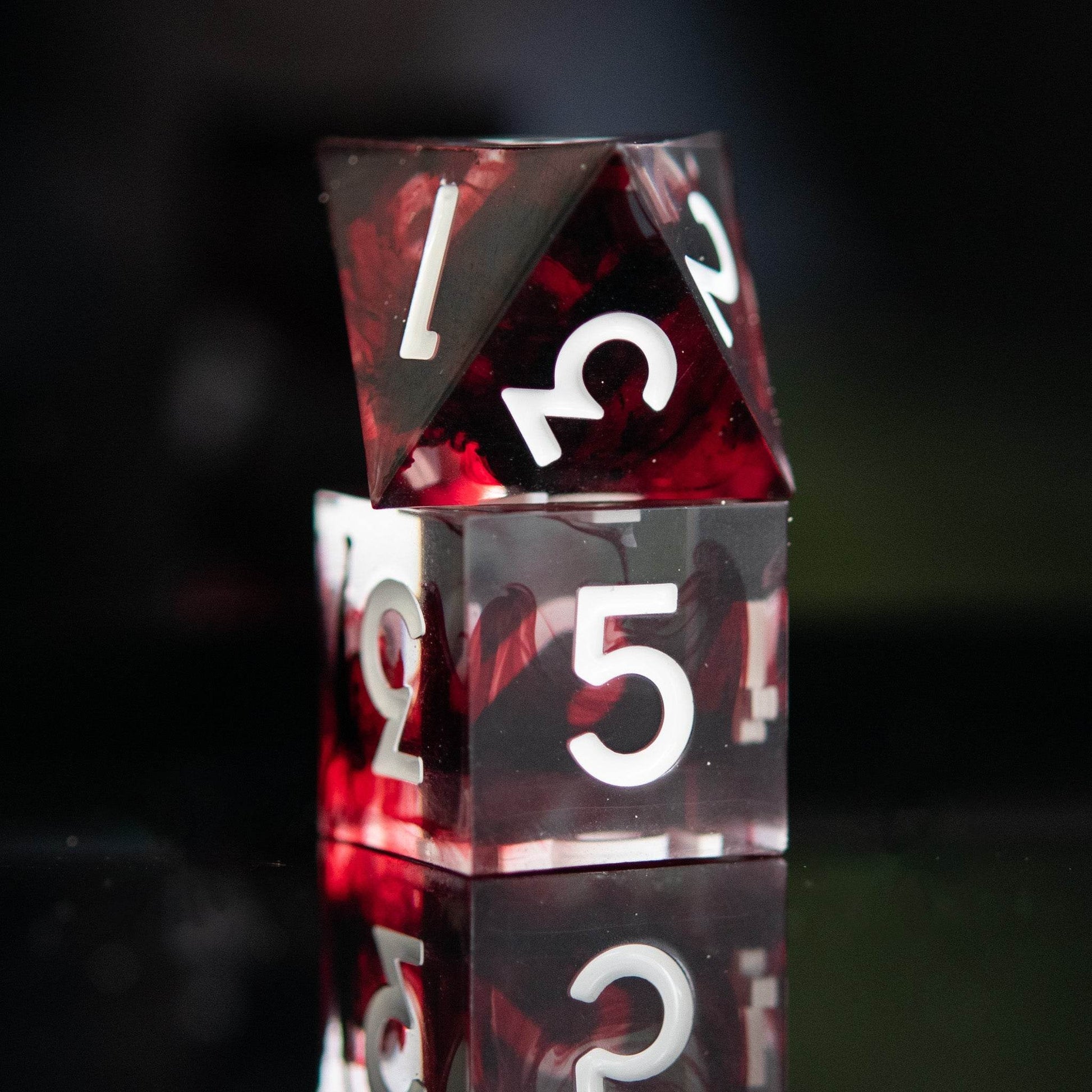 Bloodbath Sharp-Edged Resin Dice Set 'PRE-ORDER | SPRING EVENT DEAL' - 