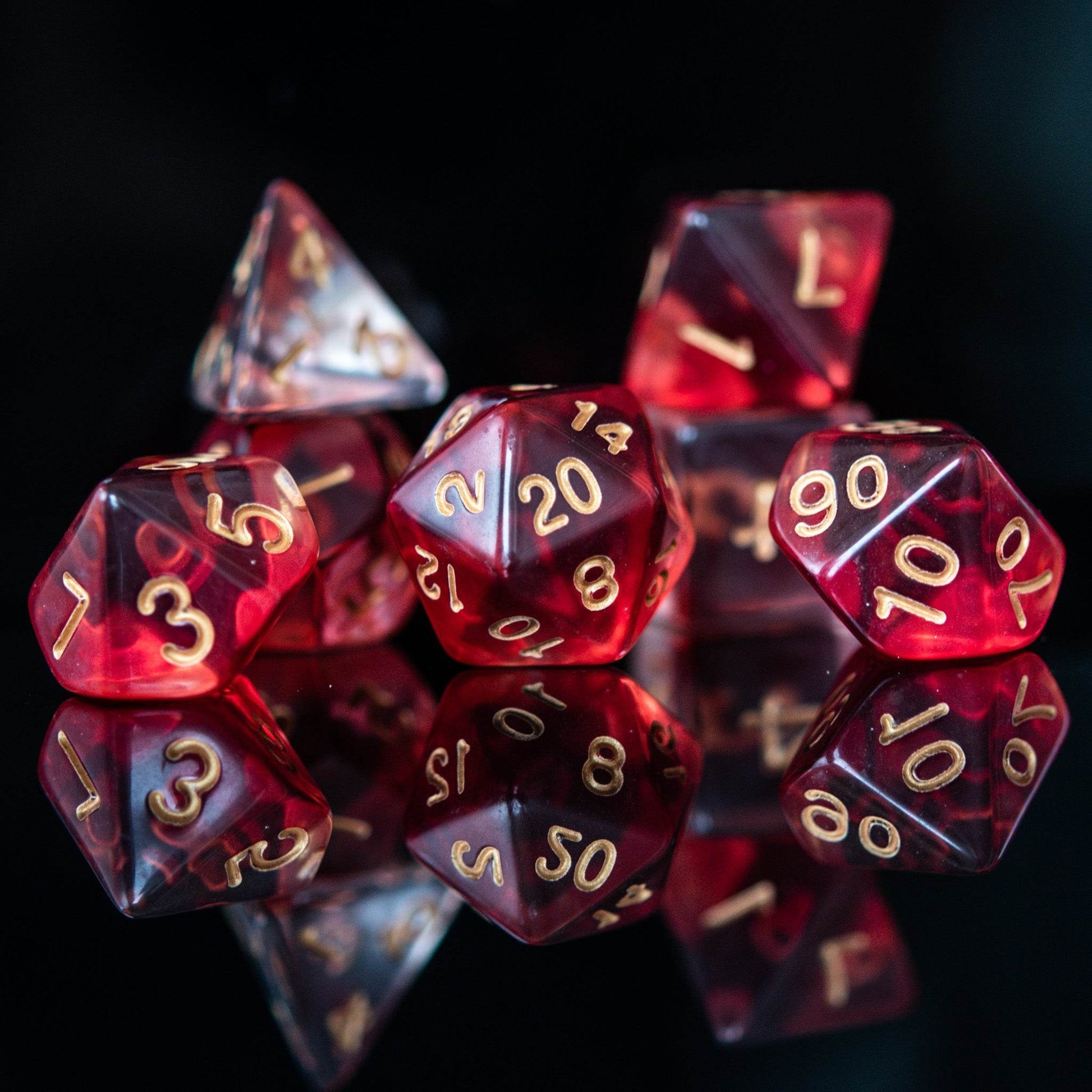 Bloodlust Elixir Acrylic Dice Set - 