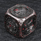 Kickstarter Dice -  7-in-1  Unique  Metal D6 Spinning Dice 2.0