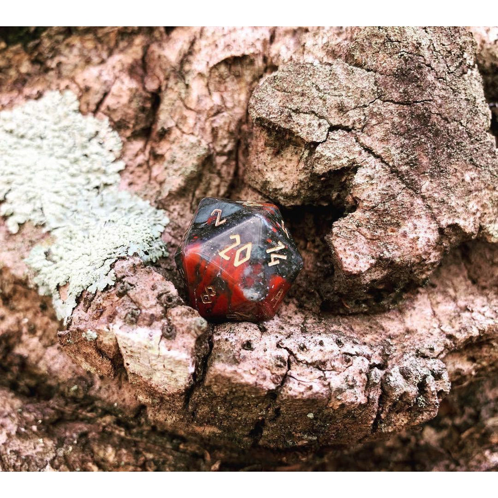 Bloodstone - 7 Piece RPG Set Gemstone Dice