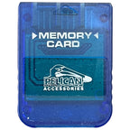 Memory Card - PlayStation - Pelican Blue