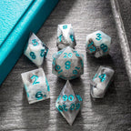Blue Cloud Handmade Resin DND Dice Set - Only 1 D20