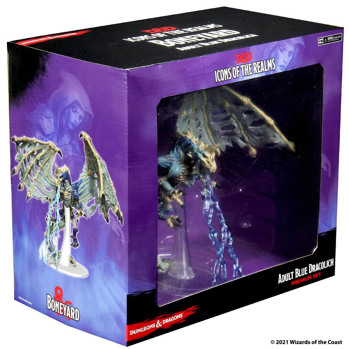 D&D: Icons of the Realms - Boneyard Premium Set - Blue Dracolich - 