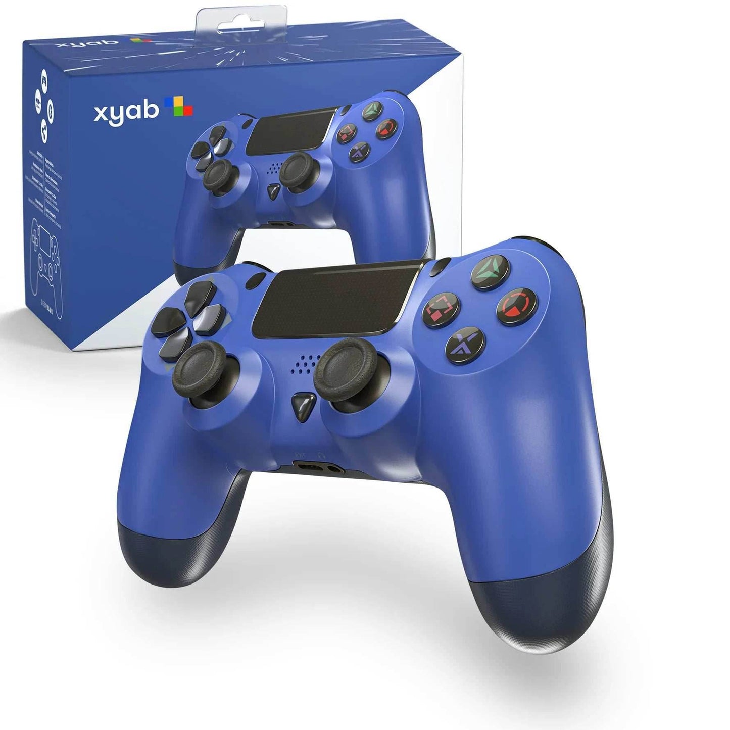 Wireless Bluetooth Controller Compatible With PS4® (XYAB) - Dark Blue