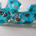 Blue Smoke Handmade Resin DND Dice Set - Only 1 D20