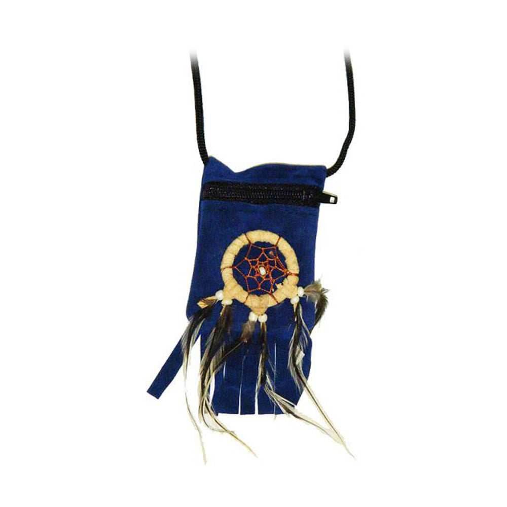 Blue Pouch Dreamcatcher - 